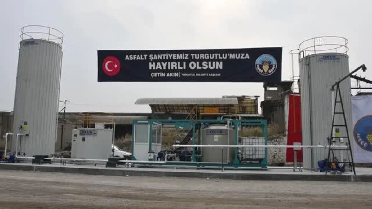 Turgutlu\'da asfalt tesisi hizmete açıldı