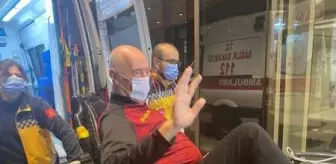 BAŞANTRENÖR NEDİM ÖZBEY AMBULANSLA HASTANEYE GETİRİLDİ