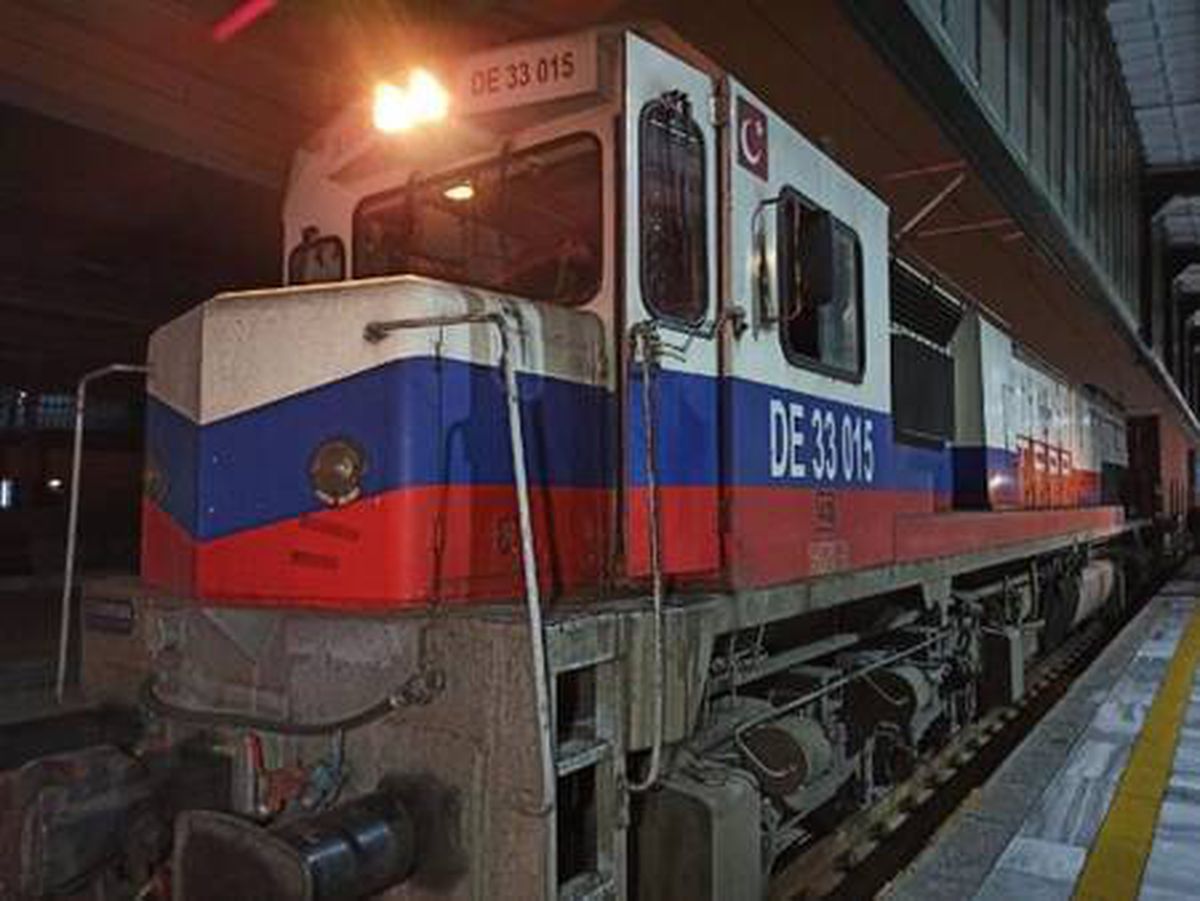 Çin\'e gidecek ikinci ihracat treni Ankara\'da geçişini tamamladı
