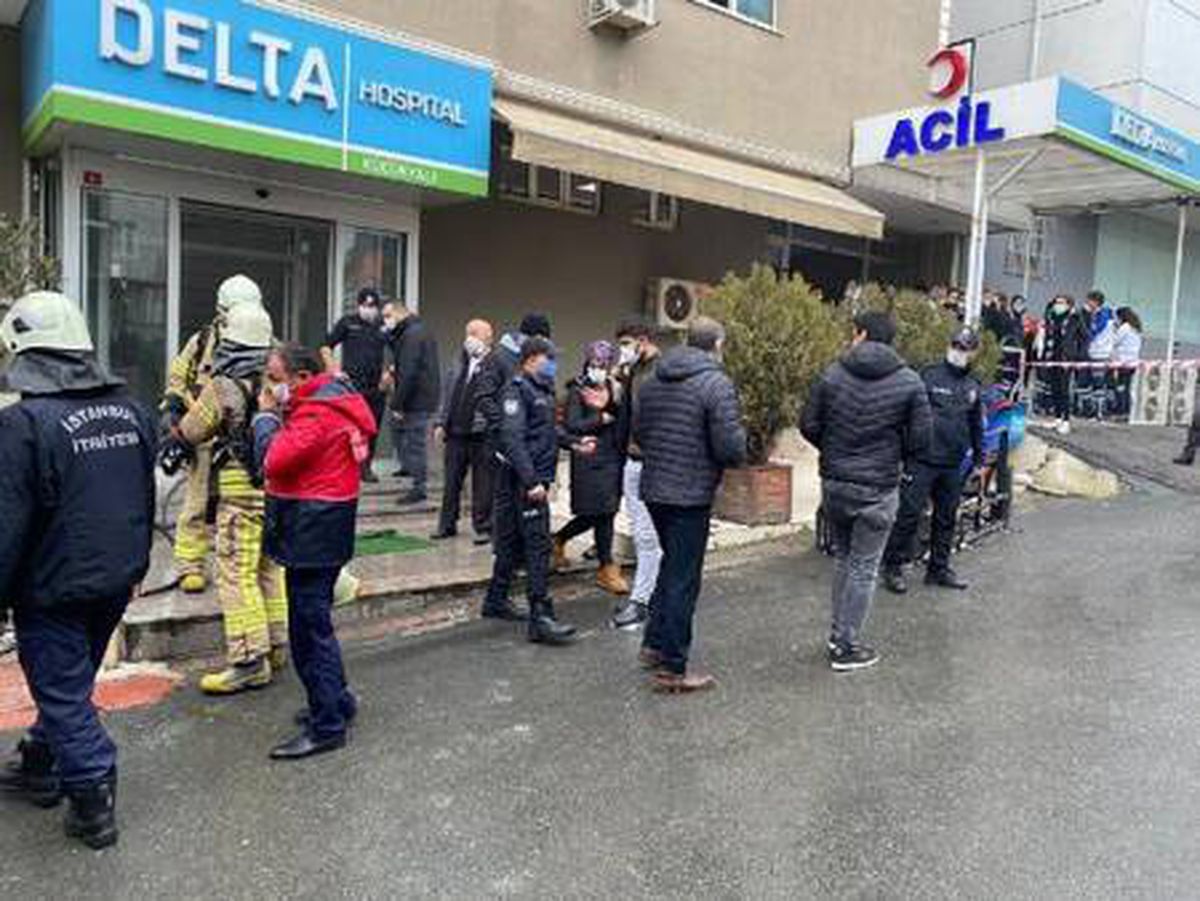 Son dakika gündem: (Maltepe\'de özel hastanede yangın