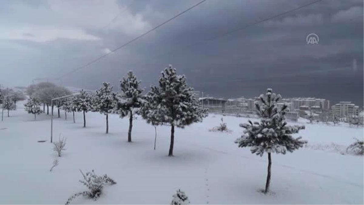 Ahlat\'ta kar yağışı etkili oldu