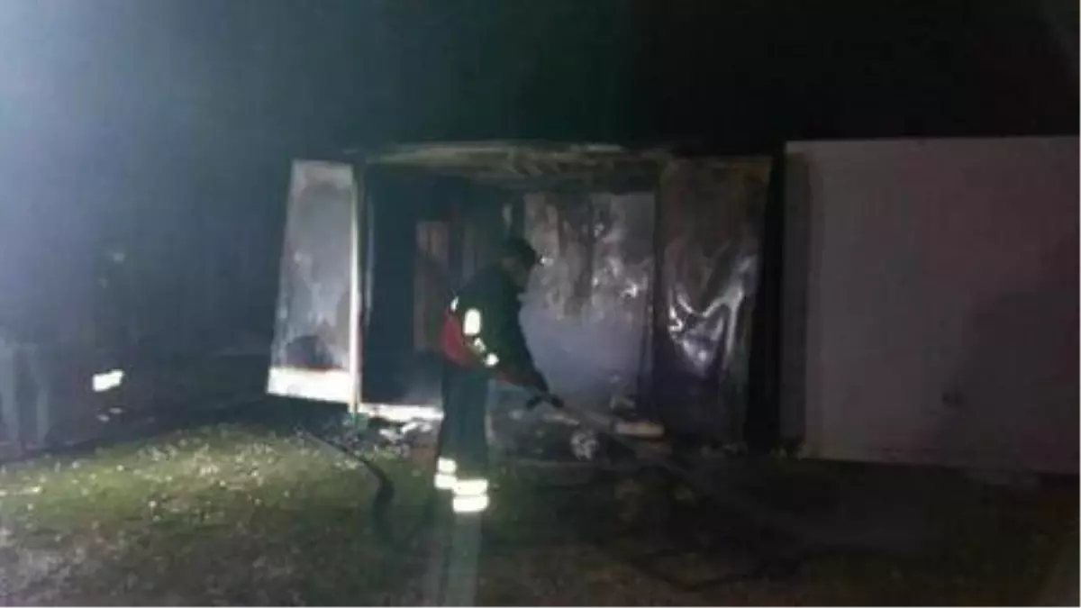 Çanakkale?de konteyner evde çıkan yangında yaşlı kadın öldü