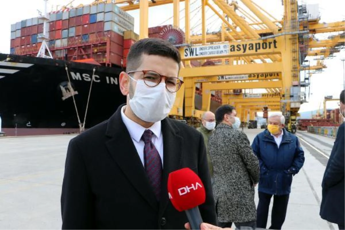 Son dakika haberleri: Cumhurbaşkanlığı Yatırım Ofisi Başkanı Burak Dağlıoğlu, Asyaport Limanı\'nda incelemelerde bulundu