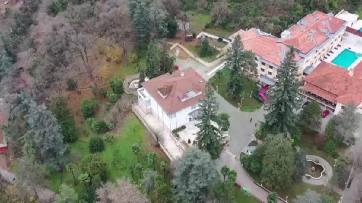 (Drone) Atatürk Köşkü yıllardır ihtişamını koruyor