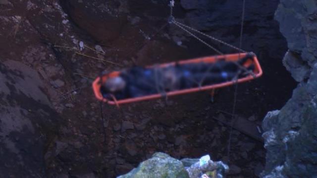 5 gündür aranıyordu! Kayıp gencin cesedi, 50 metre derinliğindeki obrukta bulundu