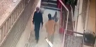 Apartman deposundan malzeme çaldı, yöneticiye selam verip gitti