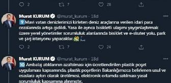 Bakan Kurum'dan çevreye ilişkin düzenlemeler içeren kanuna dair değerlendirme Açıklaması