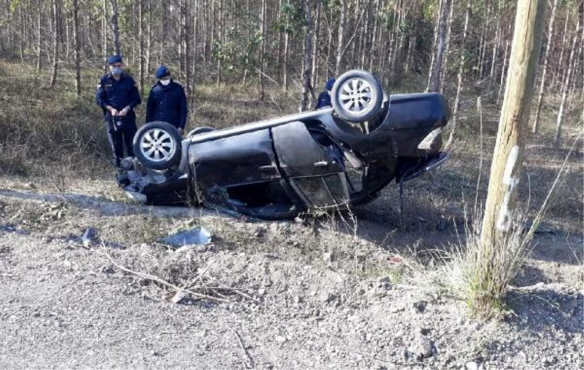 Son dakika haberi | Jandarma aracı takla attı; 4 yaralı