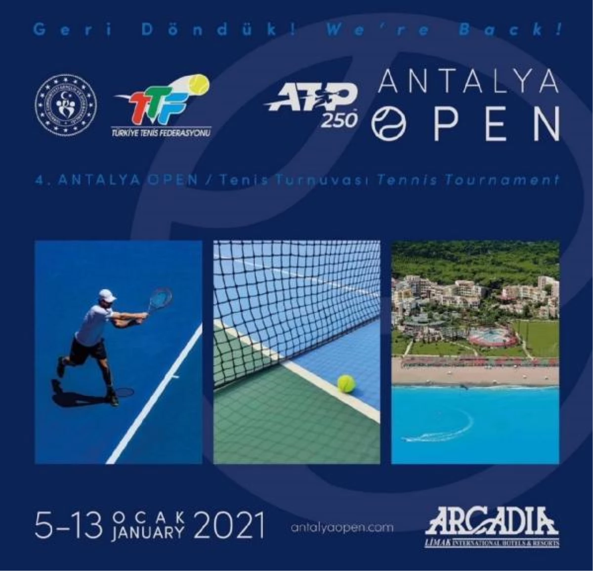 ATP Ocak\'ta Antalya\'da düzenlenecek