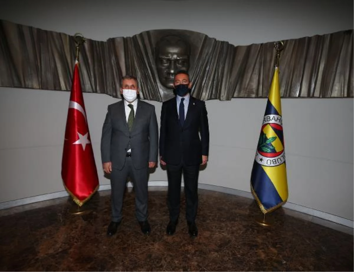 BBP Genel Başkanı Destici\'den Fenerbahçe Kulübü Başkanı Koç\'a ziyaret
