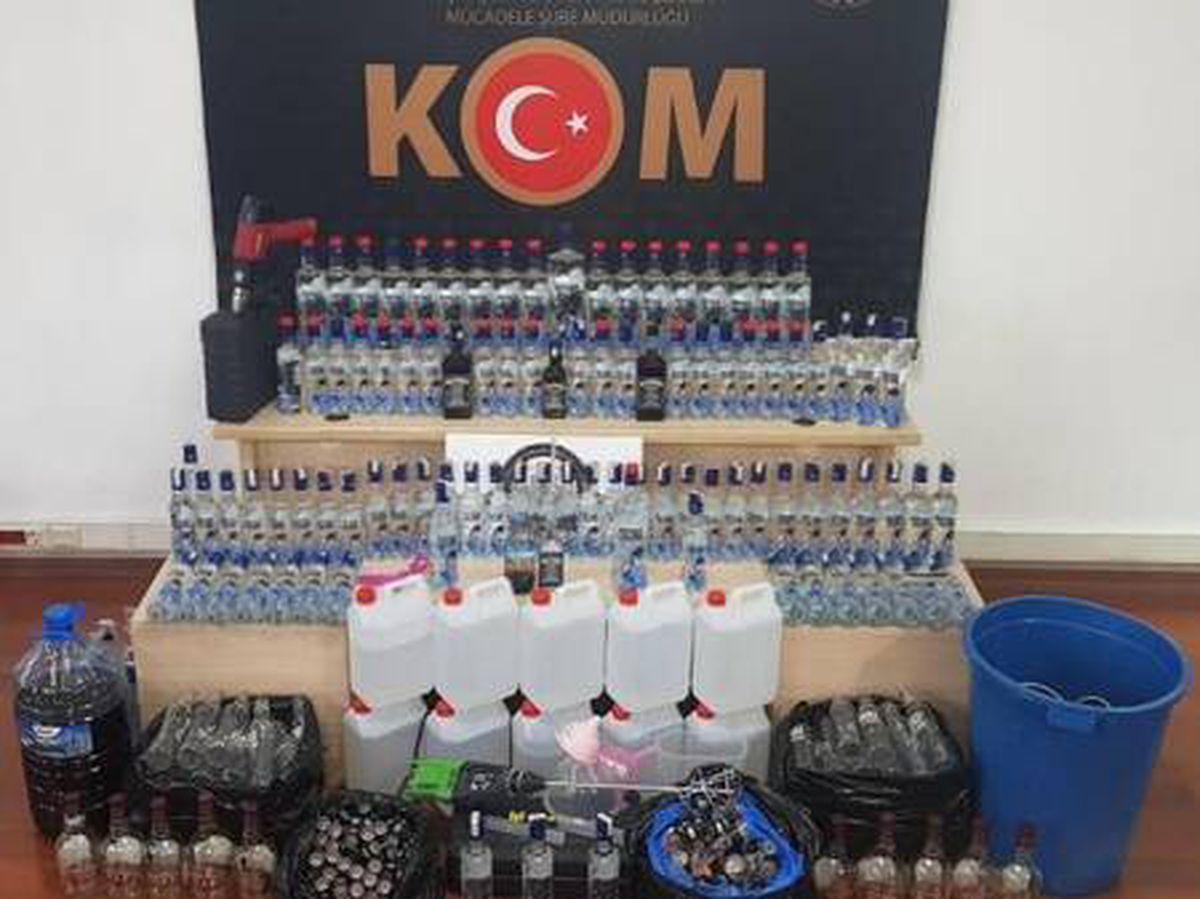 Denizli\'de sahte içki üretimine 12 ayda 45 operasyon