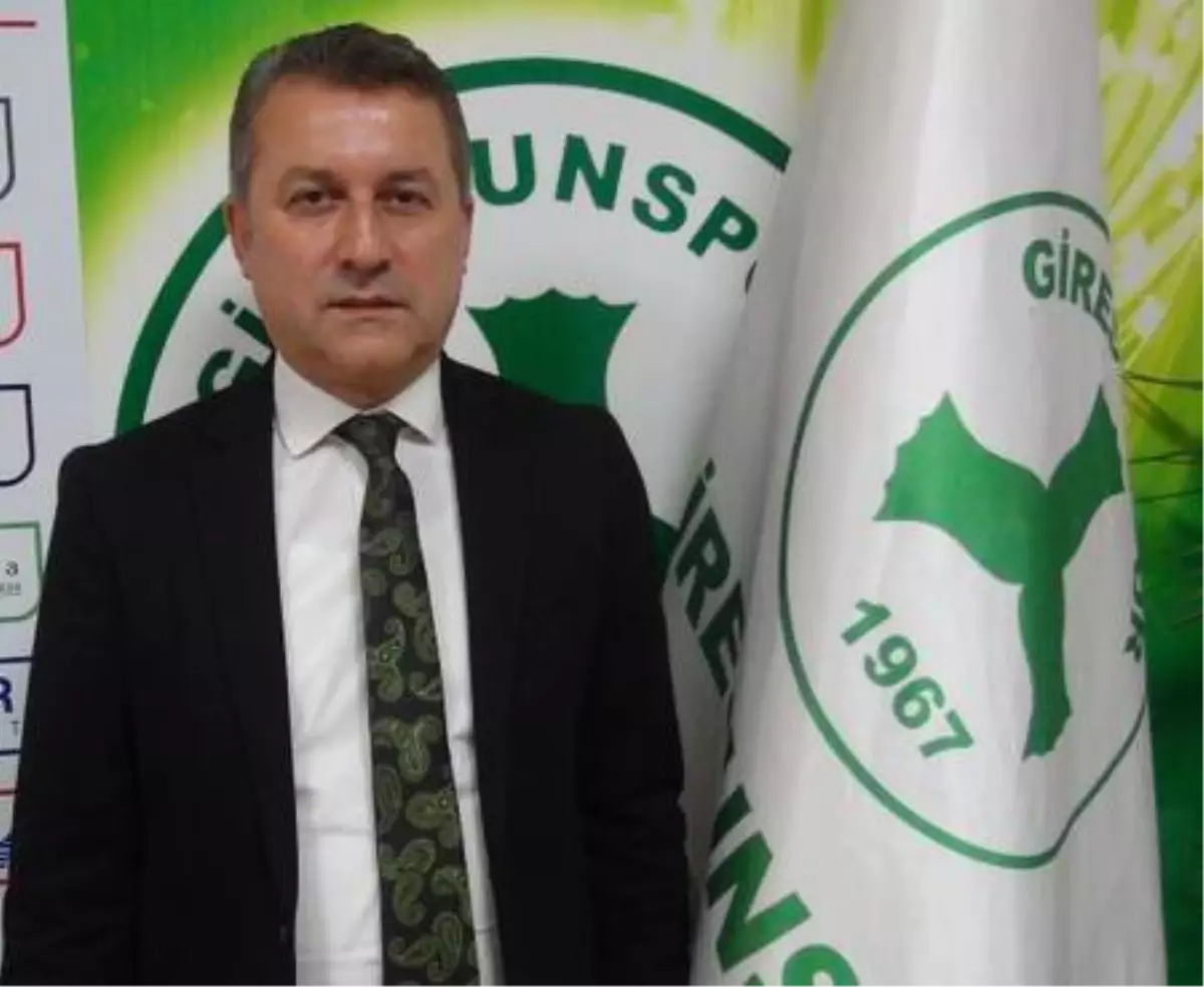 Giresunspor Başkanı Hakan Karaahmet: Yolun sonunda bir ışık görülüyor