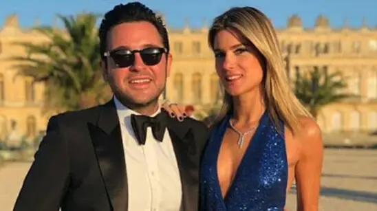Hacı Sabancı ve Nazlı Kayı çifti, nişandan ilk karesini paylaştı Hacı Sabancı ve Nazlı Kayı çifti, nişandan ilk karesini paylaştı
