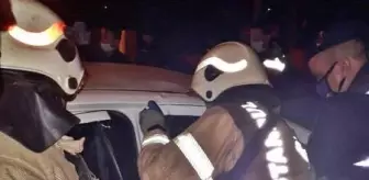 Silivri'de kontrolden çıkan otomobil bariyerlere çarptı: 5 yaralı