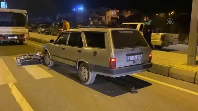 Trafik kazasında 1 kişi yaralandı