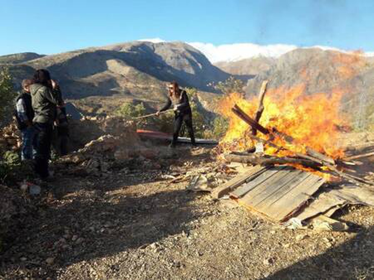Tunceli\'de yaban keçisi avlamak için kurulan tuzaklar imha edildi