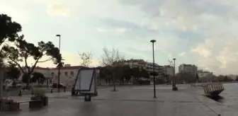 (Drone) Sokağa çıkma kısıtlamasına riayet ediliyor