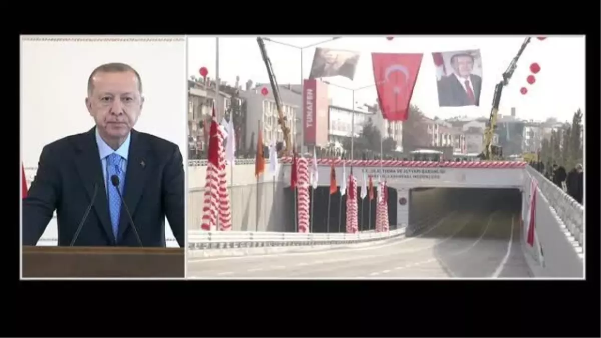 Cumhurbaşkanı Erdoğan, Ankara Gölbaşı Şehir Geçişi Açılış Töreni\'nde konuştu: (1)