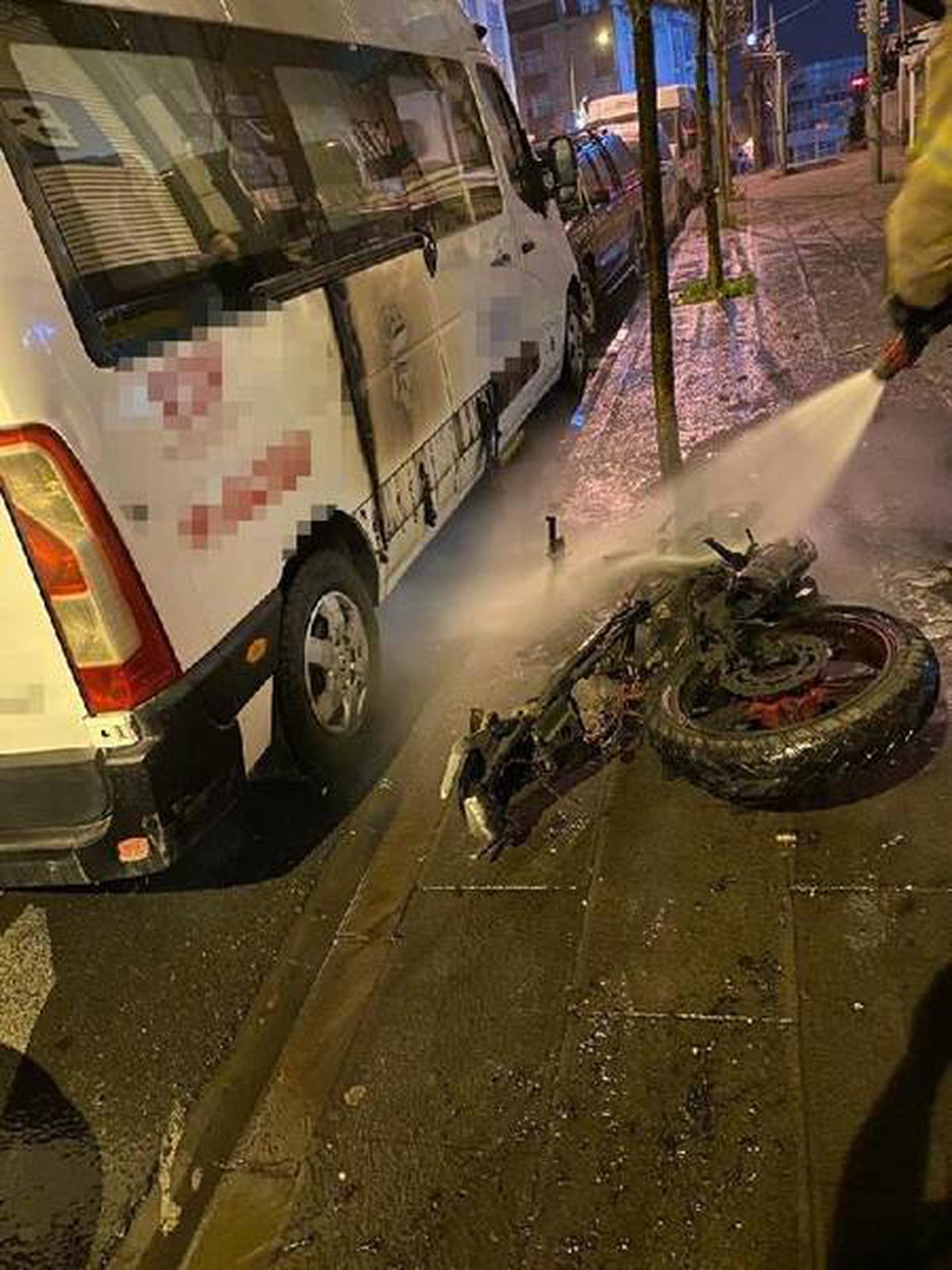 Kağıthane\'de motosiklet kundaklayan kişi yakalandı