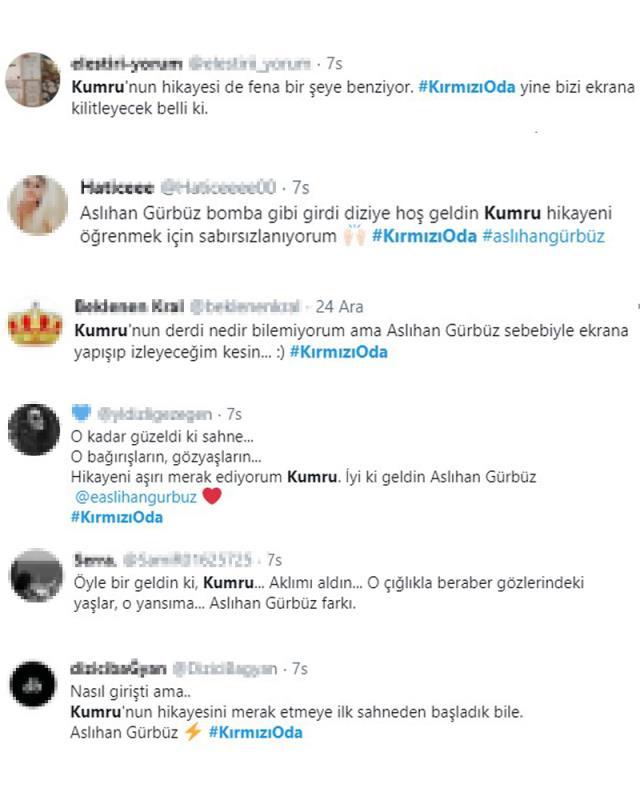 Kırmızı Oda dizisine dahil olan Aslıhan Gürbüz, oyunculuğuyla parmak ısırttı