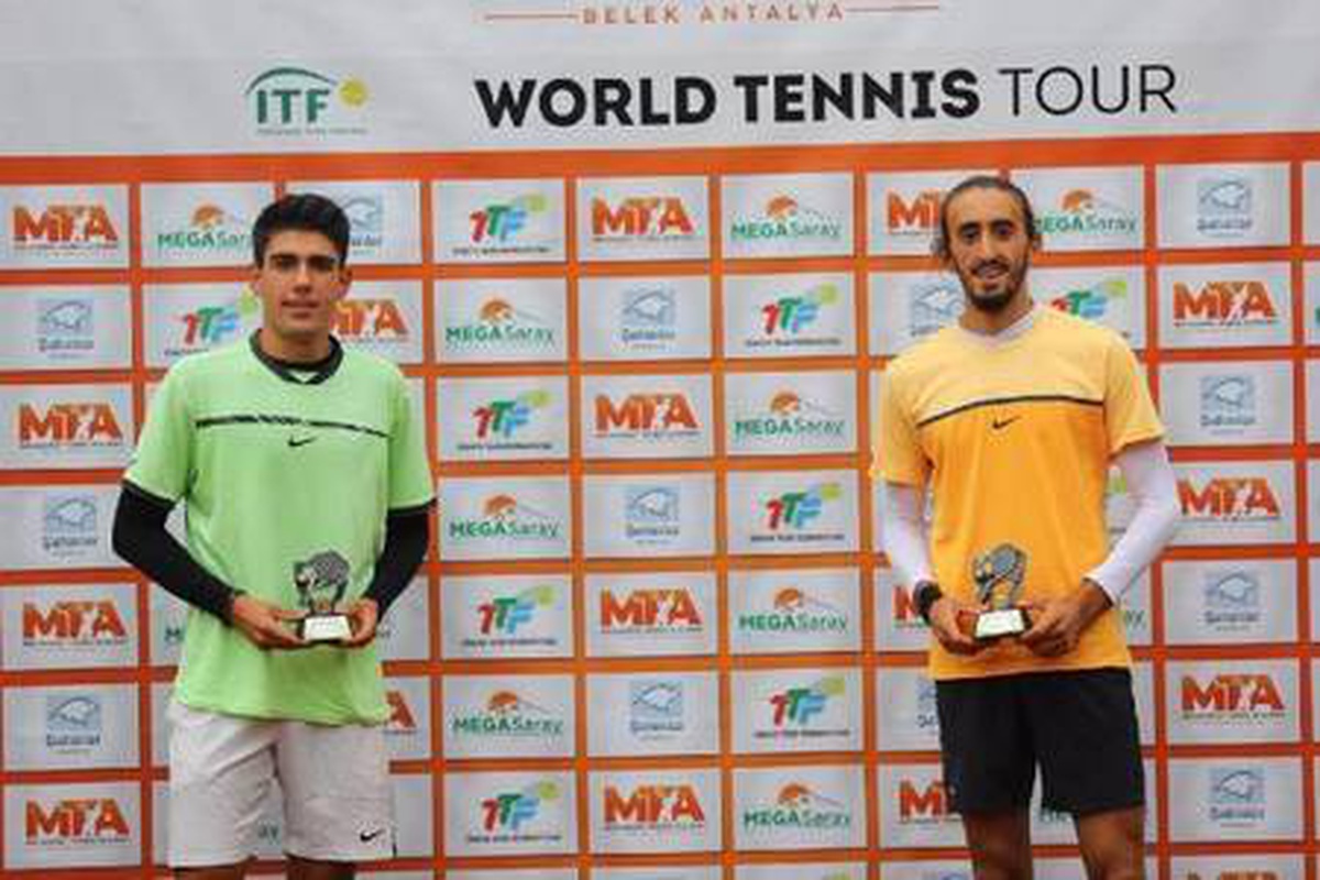 Teniste Umut Akkoyun ve Mert Naci Türker çifti Antalya\'da ikinci oldu