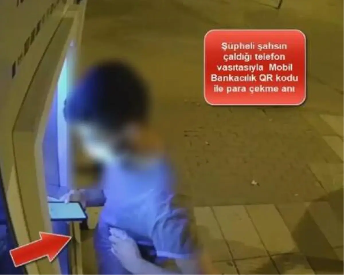 Uyurken telefonunu çaldığı kişinin banka bilgilerine ulaşıp para çeken şüpheli yakalandı