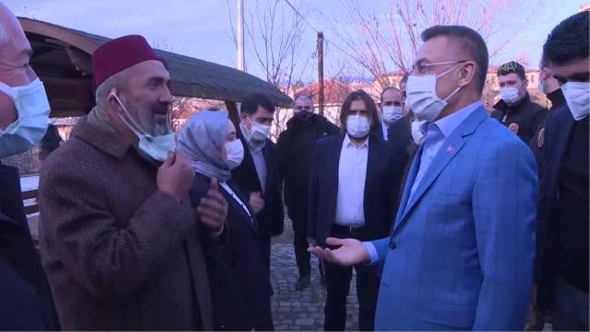 Cumhurbaşkanı Yardımcısı Oktay, "Akif" filminin setini ziyaret etti
