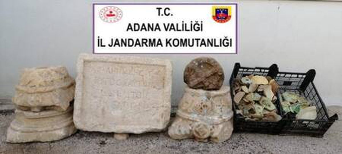 Evinde Roma döneminden eserler bulunan şüpheliye gözaltı