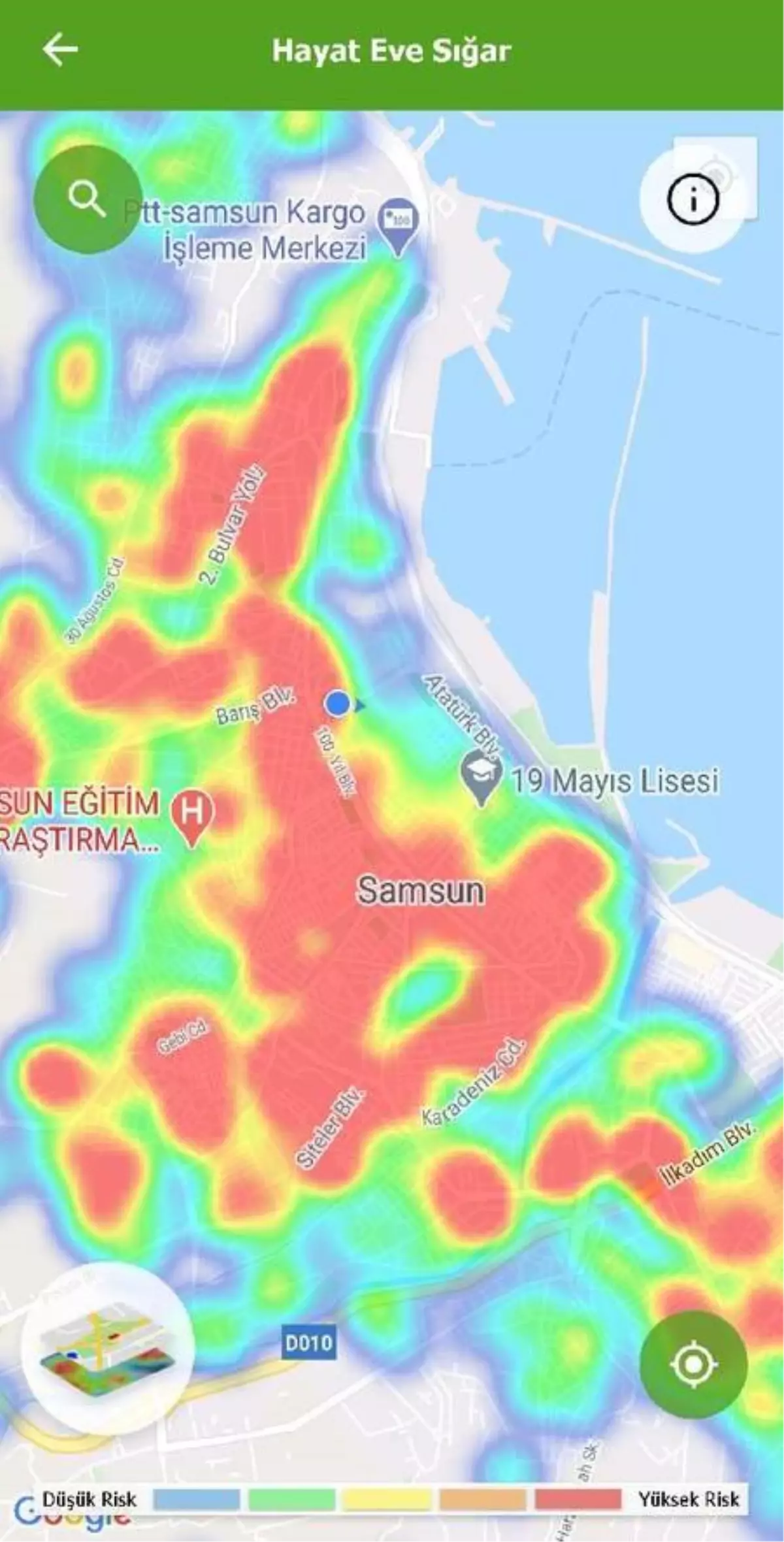 Son dakika! Samsun\'da risk haritası yeşile dönüyor