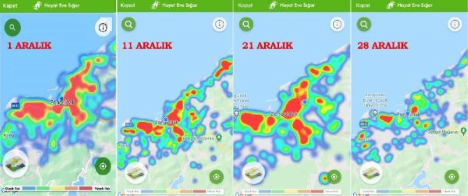 Zonguldak\'ta vaka sayılarındaki düşüş sürüyor