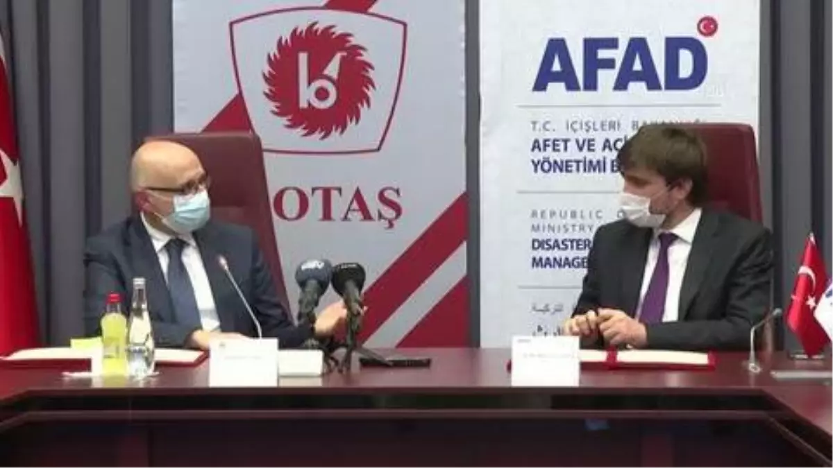 AFAD ile BOTAŞ arasında "Afet ve Acil Durum Faaliyetlerine İlişkin İş Birliği Protokolü" imzalandı