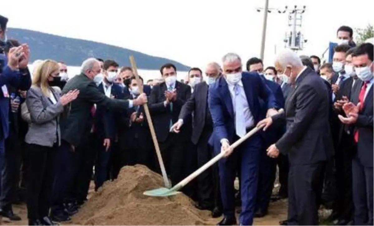 Son dakika haberleri: Bakan Ersoy, Bodrum'un alt yapı ve kanalizasyon temelini attı