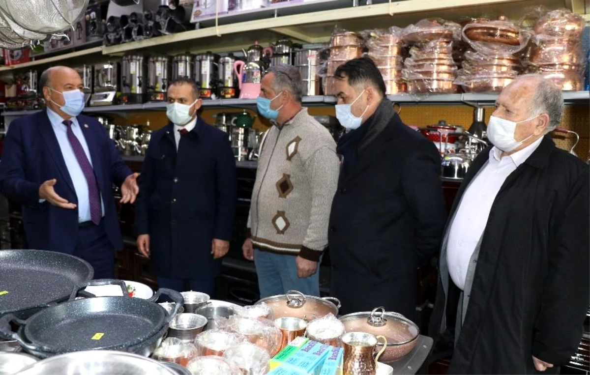 AK Parti Erzincan Milletvekilleri esnaf ziyaretinde bulundu