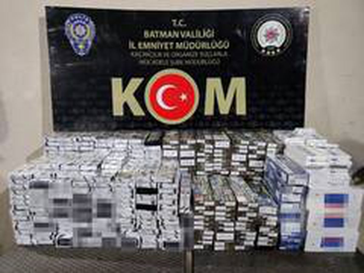 Batman\'da 2 bin 650 paket kaçak sigara ele geçirildi