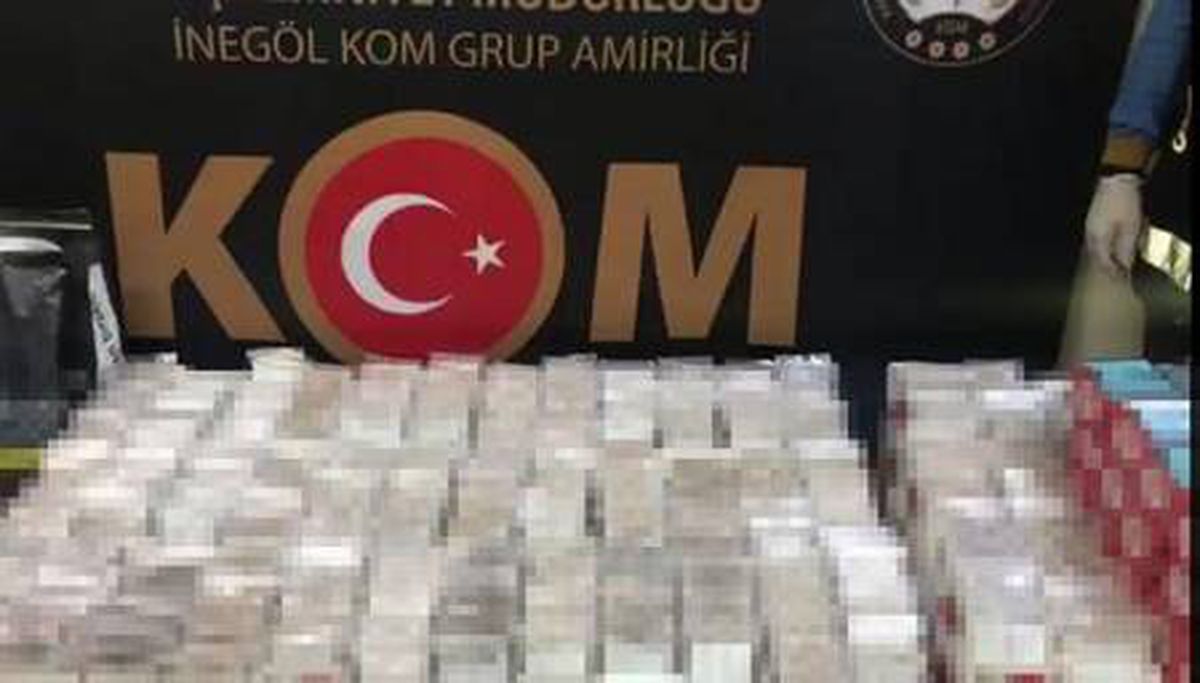 Bursa\'da 45 bin paket kaçak sigara ele geçirildi
