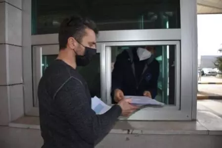 Kapıkule'de PCR testi yoğunluğu Kapıkule'de PCR testi yoğunluğu