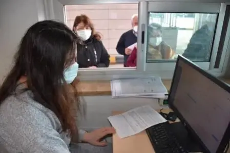 Kapıkule'de PCR testi yoğunluğu Kapıkule'de PCR testi yoğunluğu