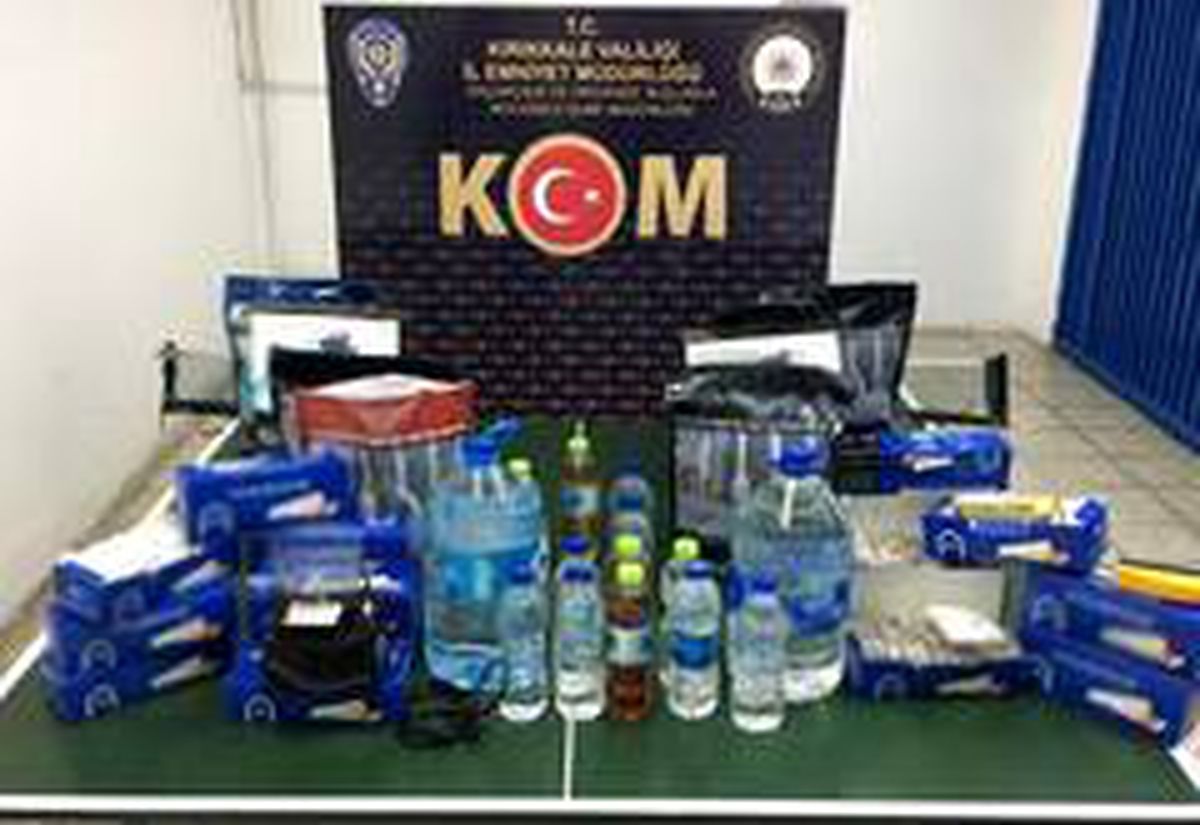 Kırıkkale\'de yılbaşı öncesi operasyon: Sahte içki ve kaçak tütün ele geçirildi