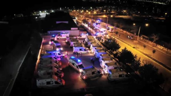 Şanlıurfa'ya siren çalarak giren 38 ambulans şoförüne soruşturma