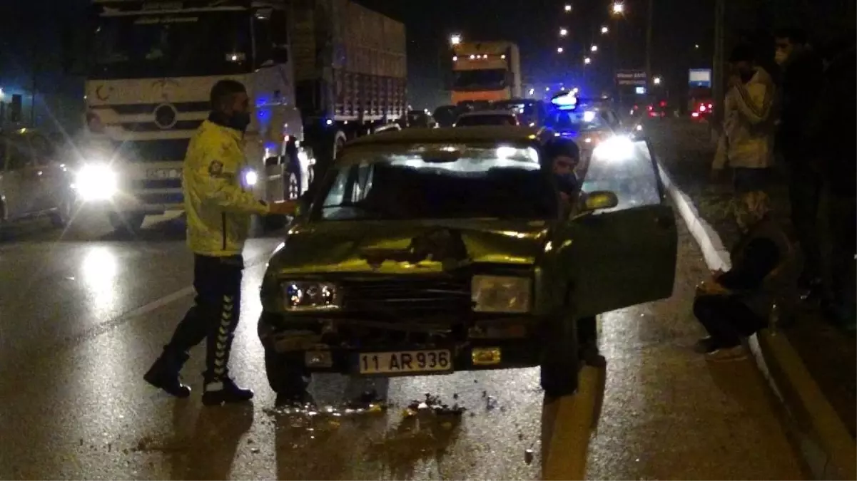 2 otomobil çarpıştı: 1 yaralı