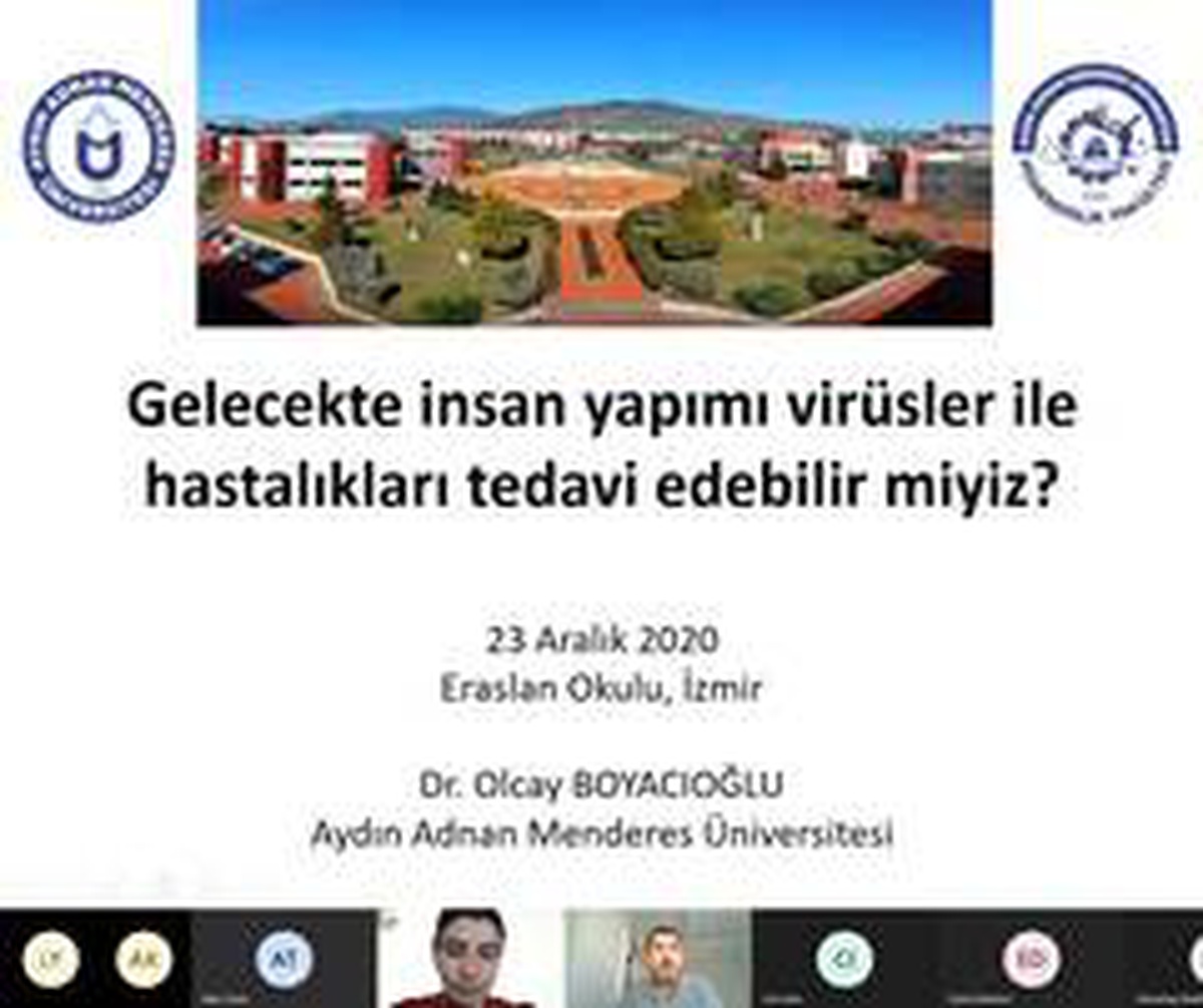 ADÜ öğretim üyesi lise öğrencileri ile çevrimiçi seminer gerçekleştirdi