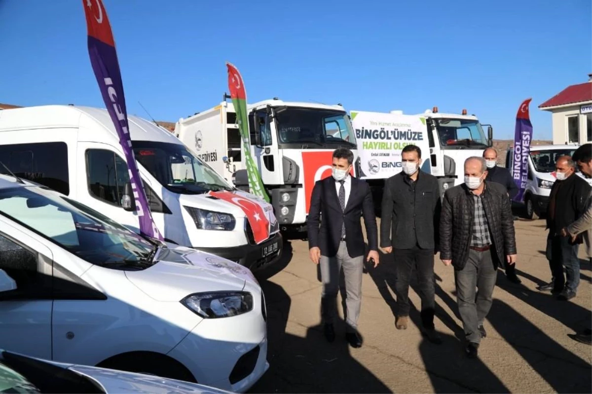 Bingöl Belediyesi 8 yeni araç aldı