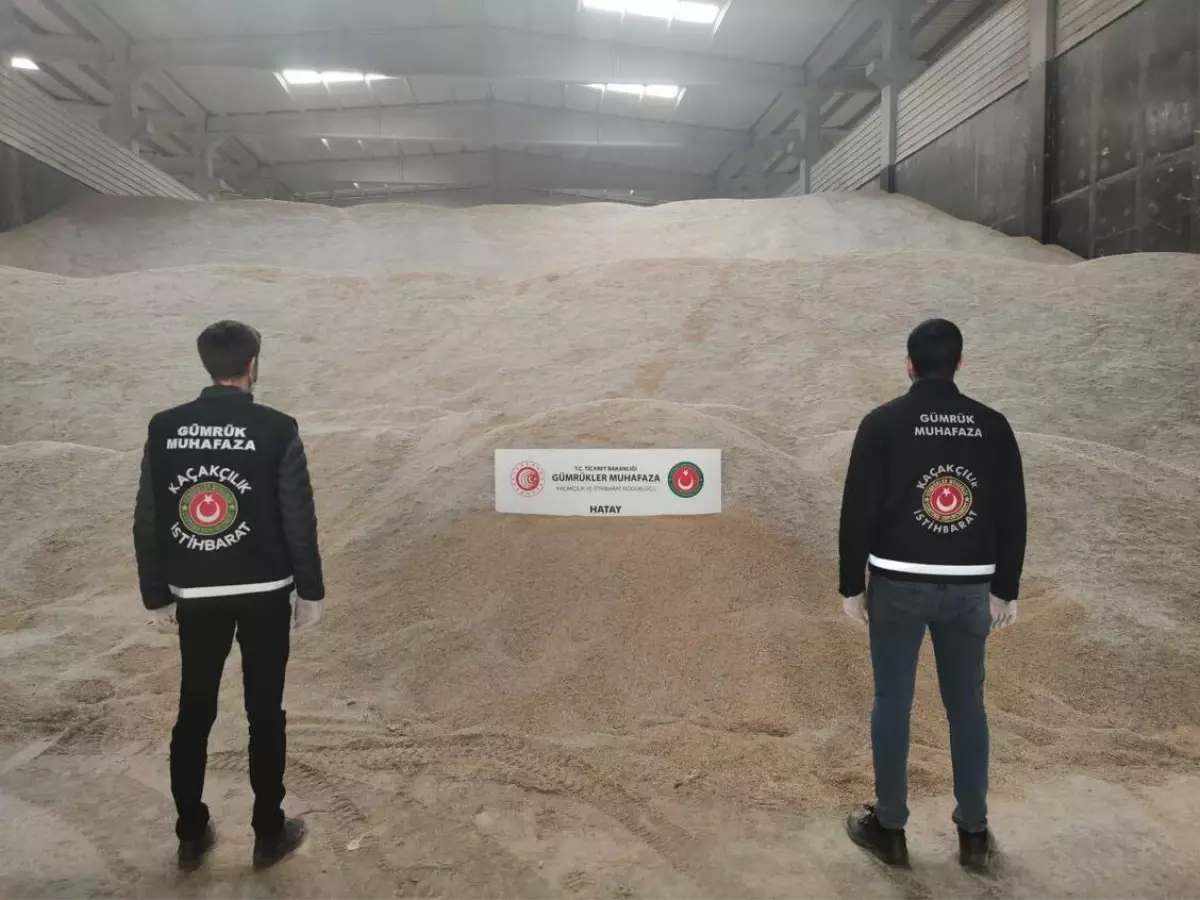 Hatay\'da değeri 15 milyon lira olan 5 bin ton genetiği değiştirilmiş pirinç ele geçirildi