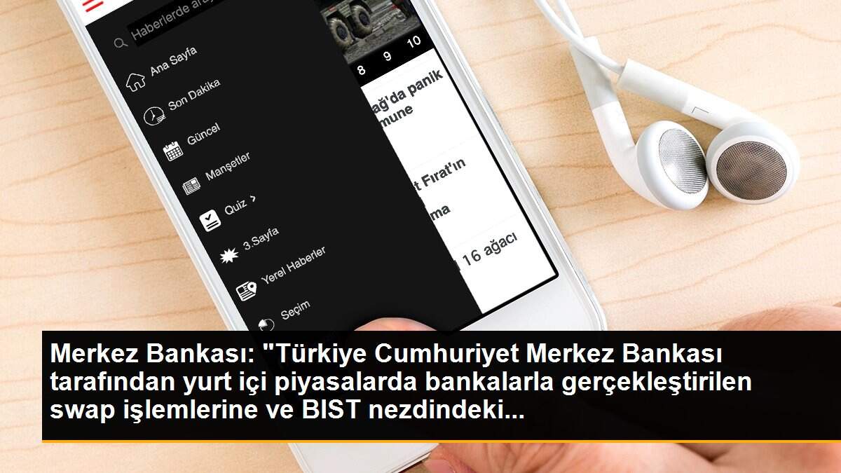 Merkez Bankası\'ndan swap açıklaması
