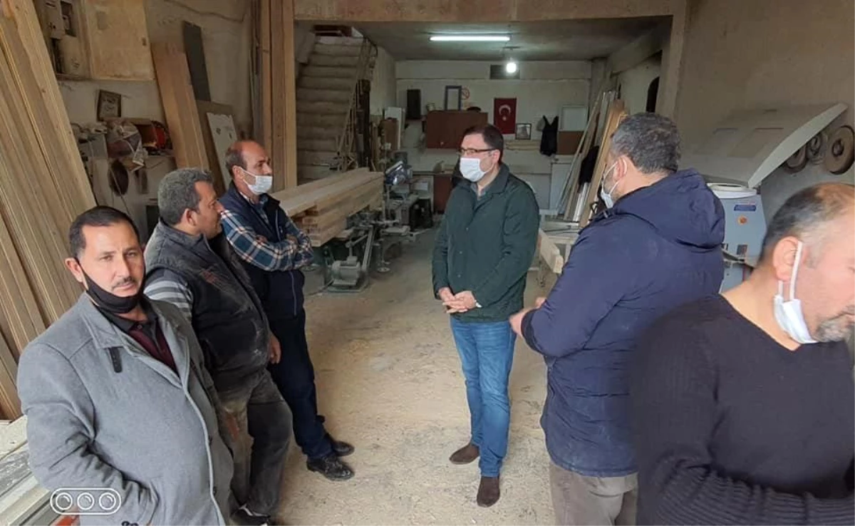 MHP ilçe yönetiminden esnafa yılbaşı ziyareti