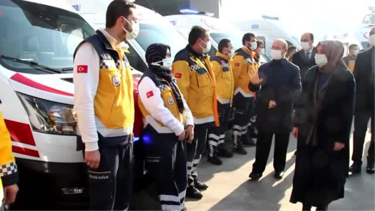 Son dakika haber: Sağlık Bakanlığınca Konya\'ya gönderilen 14 ambulans törenle hizmete alındı