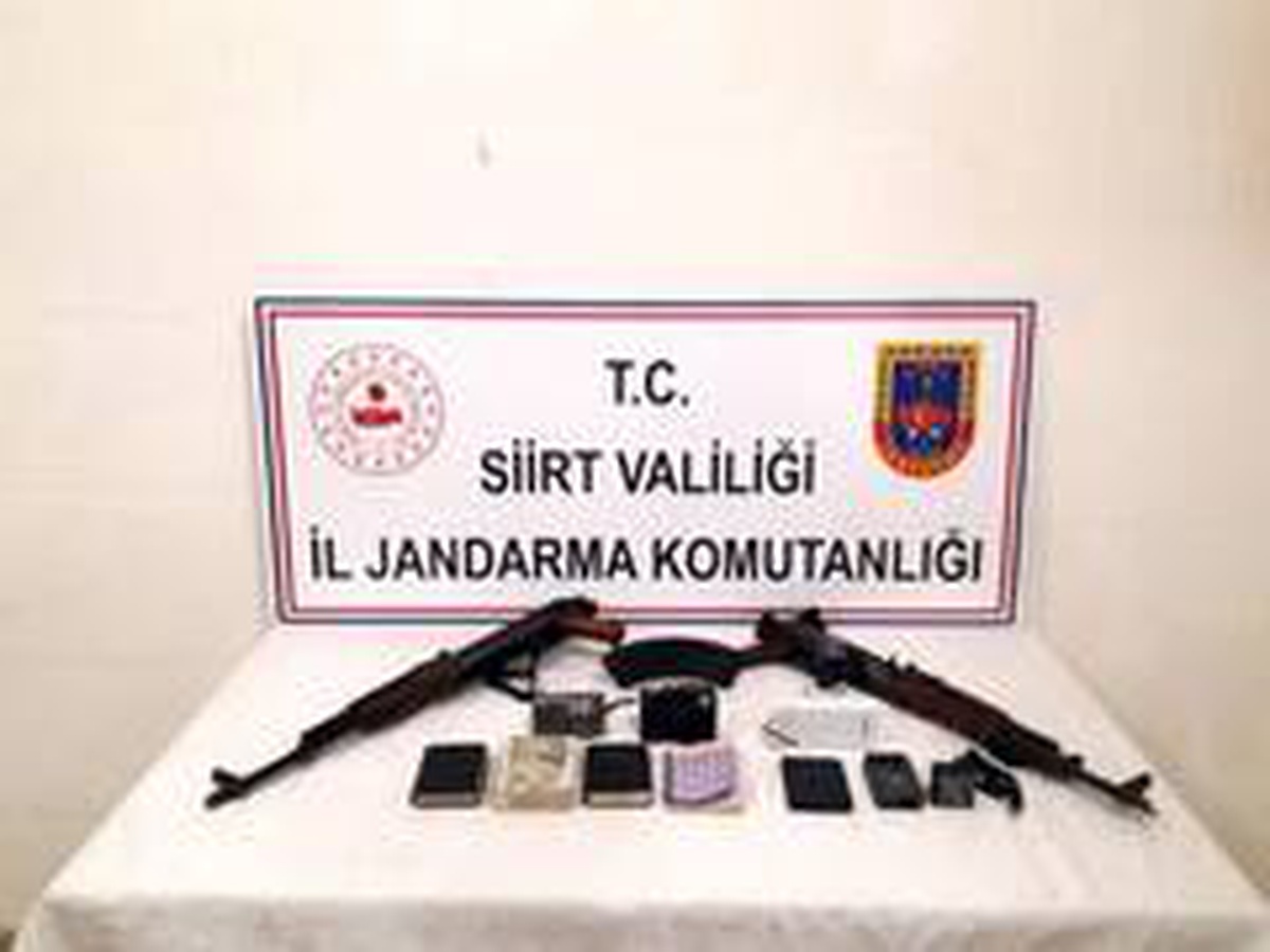 Siirt\'te PKK\'lı teröristlere ait mühimmat ele geçirildi