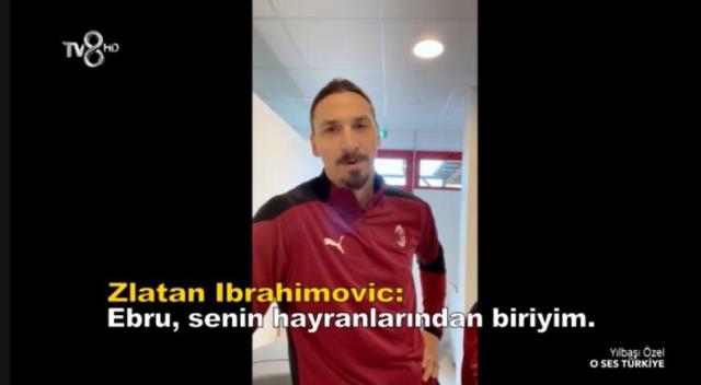 Yıldız futbolcu Zlatan Ibrahimovic, Ebru Gündeş hayranı çıktı