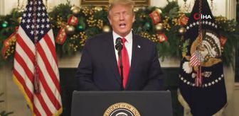 ABD Başkanı Trump: 'Zorlu geçen bu yılda ABD büyük bir başarı gösterdi'