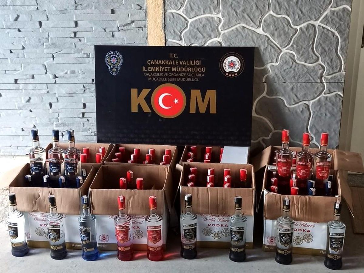 Çanakkale\'de yılbaşı öncesi sahte içki operasyonu